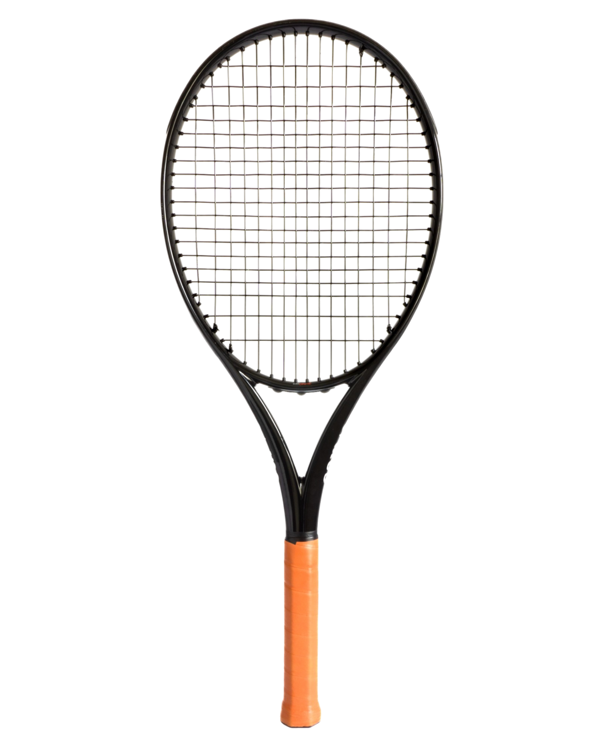 Carve Sports Allcourt tennis racket with 100 sq. in. head, 10.6 oz lightweight frame, aerodynamic design, 16x19 spin-focused string pattern, and synthetic leather grip for power and forgiveness.