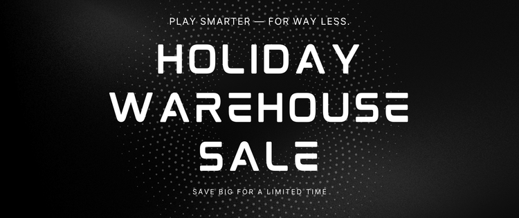Holiday black friday cyber monday warehouse sale banner