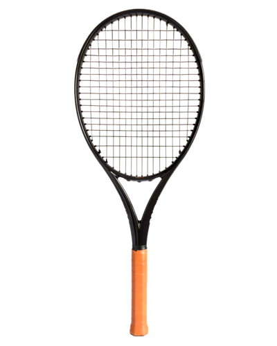 Carve Sports Allcourt tennis racket with 100 sq. in. head, 10.6 oz lightweight frame, aerodynamic design, 16x19 spin-focused string pattern, and synthetic leather grip for power and forgiveness.