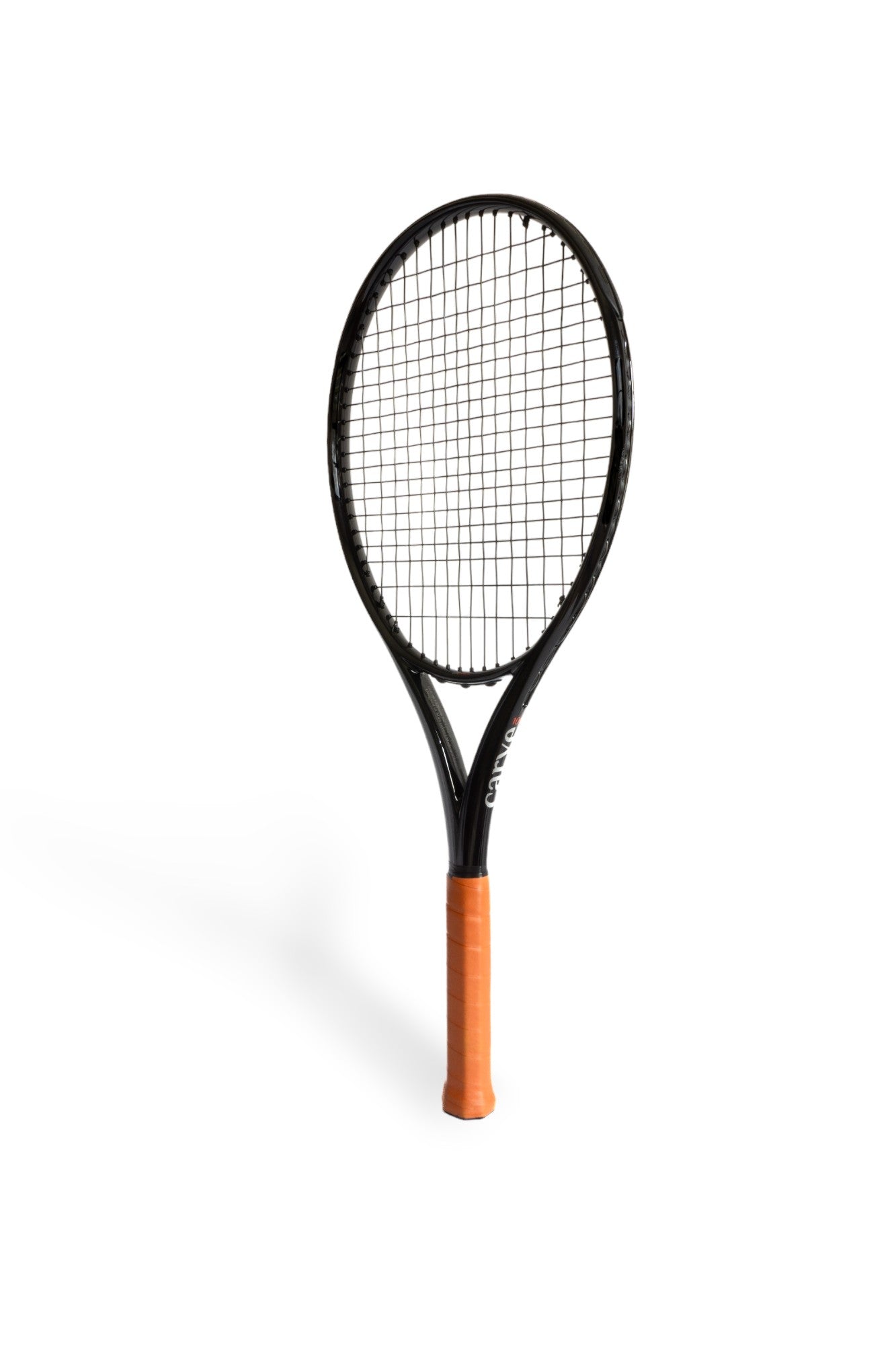 Carve AllCourt 100 Tennis racket angled view white background soft shadows