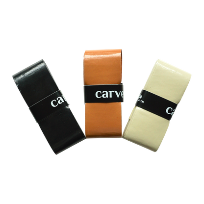 Carve Sports Classic Overgrip—soft feel, balanced tack and dryness for comfort and control in tennis, pickleball, padel, or any racket sport.
