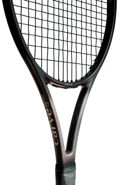 Close-up of Adtouch Racket in space grey