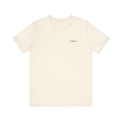 Natural Carve Sports Everyday Tee, 100% cotton with a true-to-size fit—breathable and ideal for layering, workouts, or casual wear.